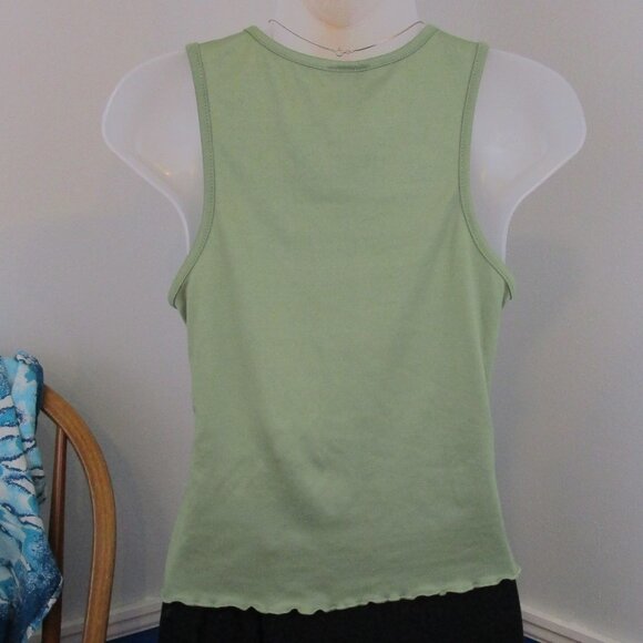 Olivia Rae Ruffle Hem Cropped Tank Top - Picture 4 of 8